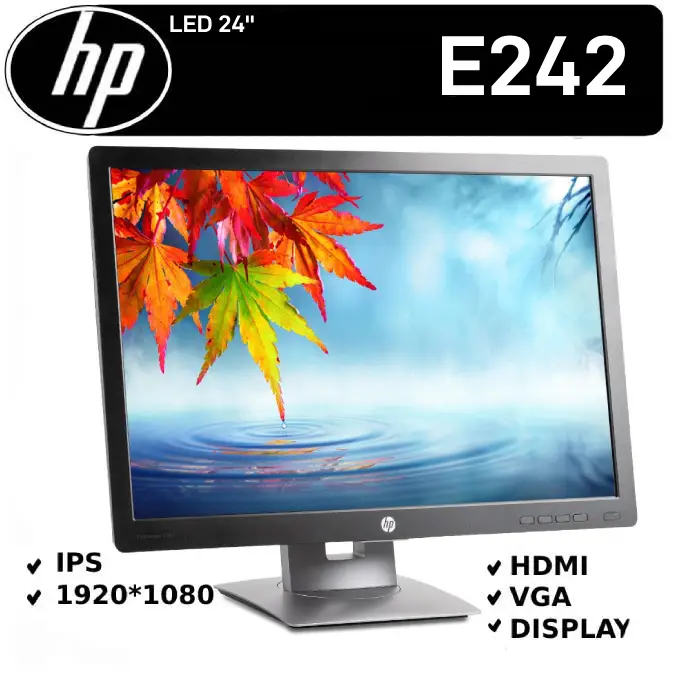 مانیتور اچ پی مدل E242 اینچ 24 | کد 533