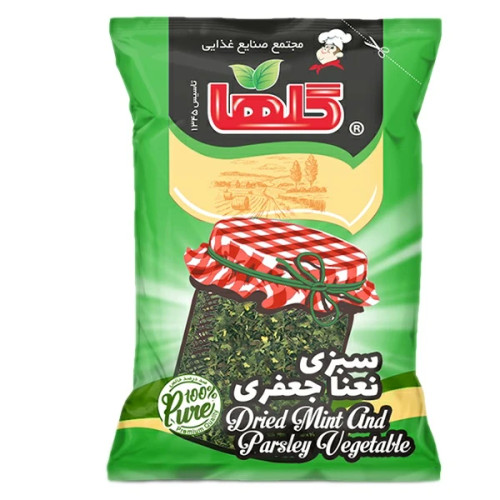 سبزی خشک جعفری گلها 120 گرم(سلفون)-کارتن 12 | کد 1434