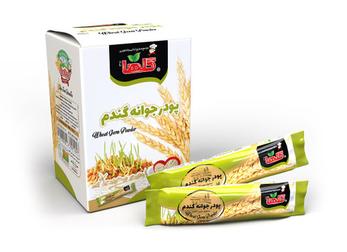 پودر جوانه گندم گلها - 15گرم(ساشه) - 20 تایی | کد 1421
