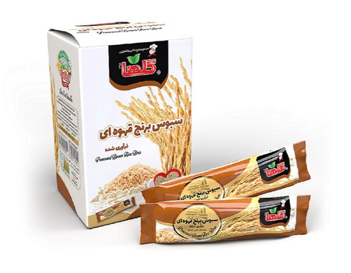 سبوس برنج قهوه ای گلها - 15گرم(ساشه) - 20 تایی | کد 1420