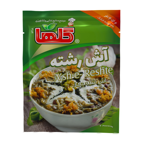 آش رشته نیمهآماده گلها 90 گرم | بسته 10 عددی | کد 1416