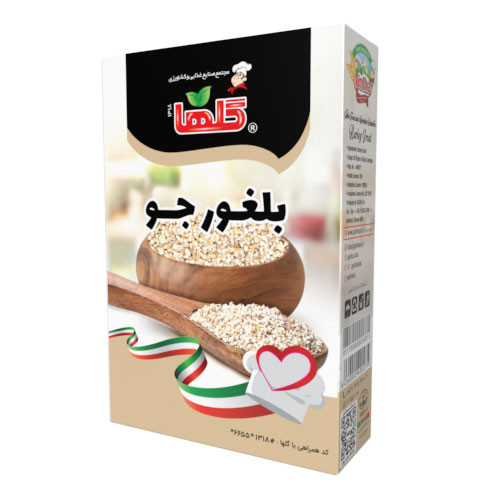 بلغور جو گلها 300 گرم جعبهای | بسته 12 عددی | کد 1409