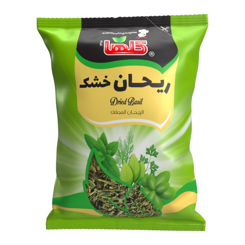 سبزی خشک ریحان گلها - 100 گرم(سلفون) -کارتن 12 تایی | کد 1405