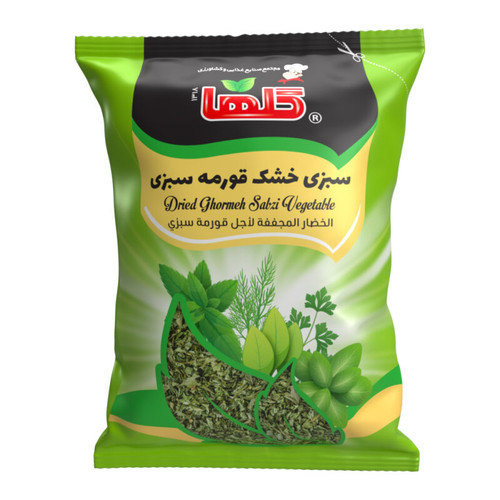 سبزی خشک قورمه گلها - 100 گرم(سلفون) -کارتن 12 تایی | کد 1385