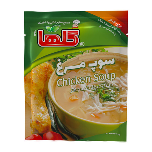 سوپ مرغ گلها - 70 گرم(آلومینیومی) - 12 تایی | کد 1344