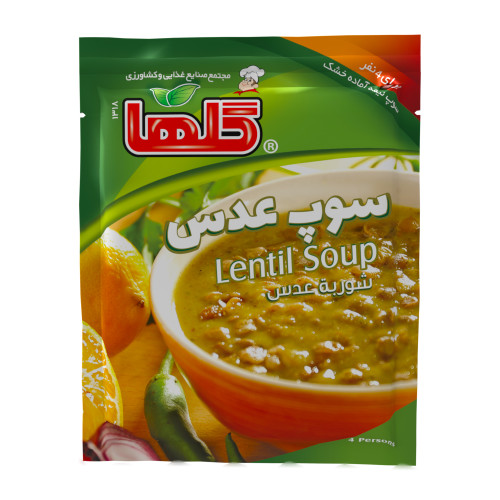 سوپ عدس گلها - 70 گرم(آلومینیومی) - 12 تایی | کد 1342