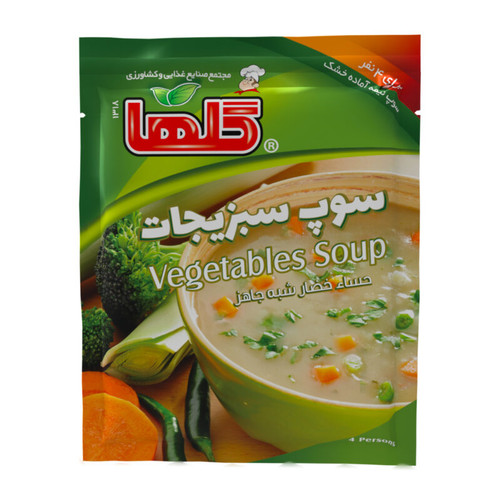 سوپ سبزیجات گلها - 70 گرم(آلومینیومی) - 12 تایی | کد 1341