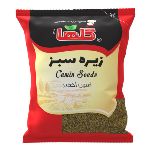 قلم زیره سبز گلها - 50 گرم(سلفون) - 12 تایی | کد 1283