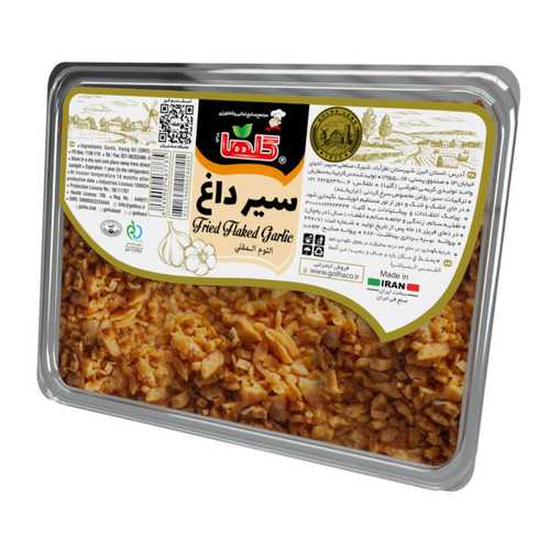 سیر داغ پلاستیکی گلها - 100 گرم(ظرف یکبارمصرف کارتن ) - کارتن 10 تایی | کد 1309