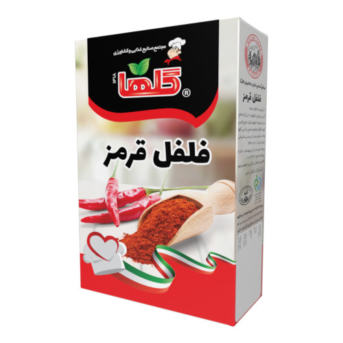 پودر فلفل قرمز گلها - 80 گرم(جعبه) - پالت 16 عددی | کد 1291