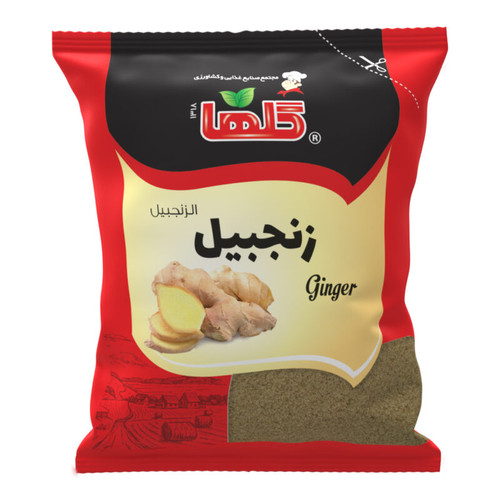 پودر زنجبیل گلها- 80 گرم(سلفون) - کارتن 50 عددی | کد 1278