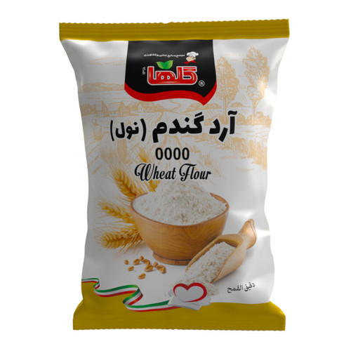 آرد سفید گلها 450 گرم سلفونی | بسته 20 عددی | کد 1259