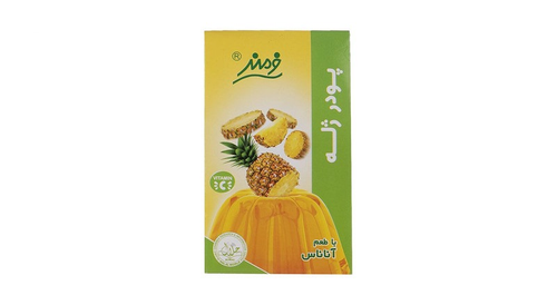 پودر ژله فرمند «Farmand» با طعم آناناس 100 گرمی | دسر شفاف و خوش طعم | کد 2313