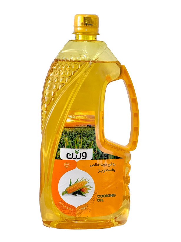 روغن ذرت خالص پخت و پز 900 میلی لیتر ورژن | کد 2539