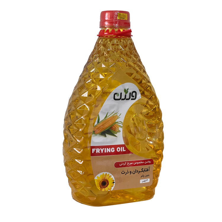 روغن سرخکردنی ورژن آفتابگردان، کنجد و ذرت ۳ لیتری