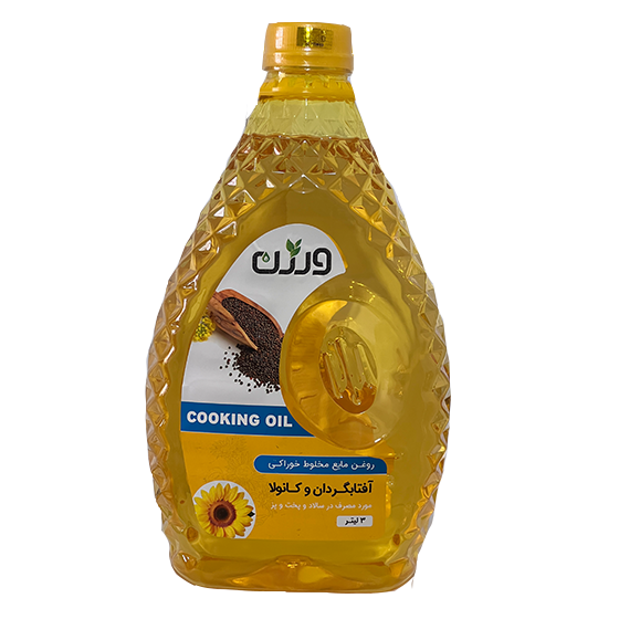 روغن مایع آفتاب کانولا 3 لیتری ورژن _ بدون پالم | کد 2545