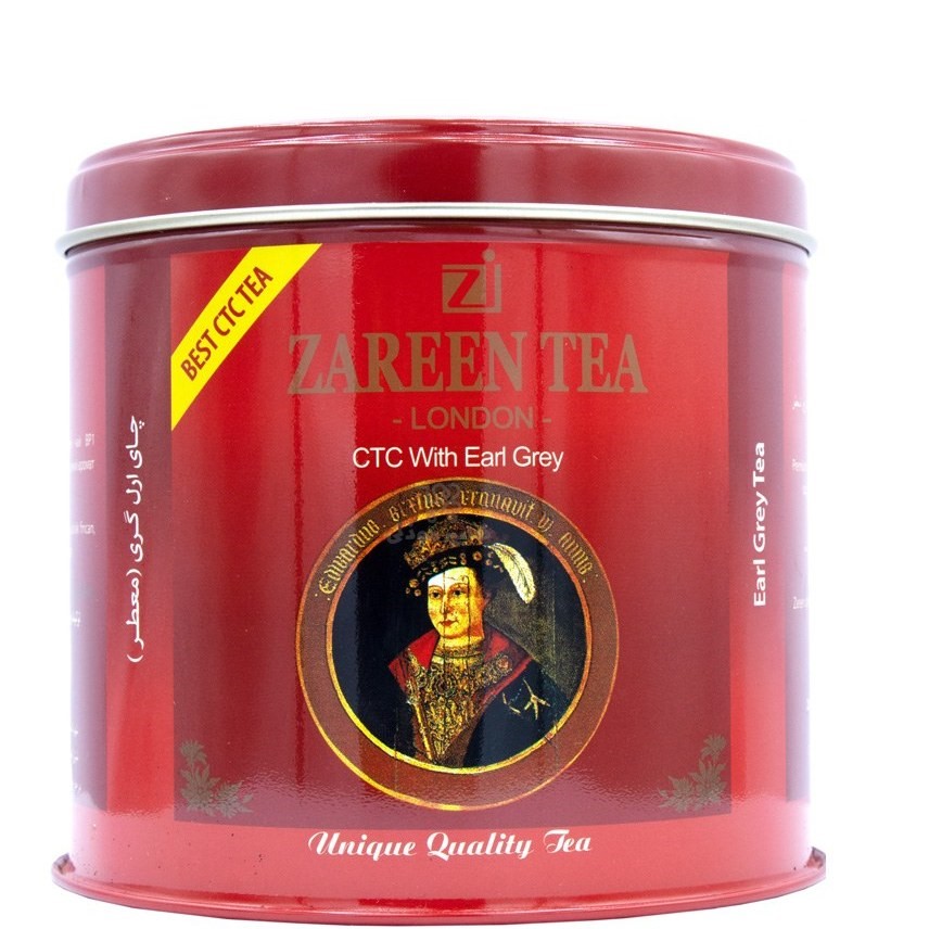 چای CTC معطر زرین ۴۵۰ گرم قوطی فلزی قرمز | کد 2581