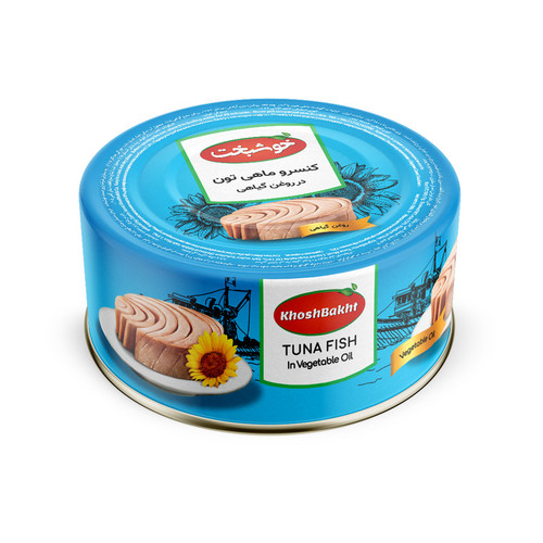کنسرو ماهی تون در روغن گیاهی خوشبخت | 180 گرم