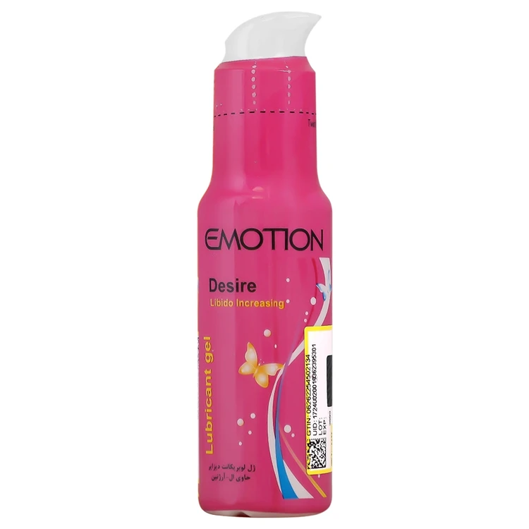 ژل لوبریکانت ایموشن Emotion |  مدل دیزایر حاوی ال - آرژنین | 75 میلی لیتر