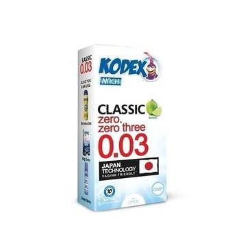 کاندوم کدکس ناچ Classic 0.03 رایحه لیمو - جزئیات رایحه لیمو و ضخامت ۳۰ میکرون