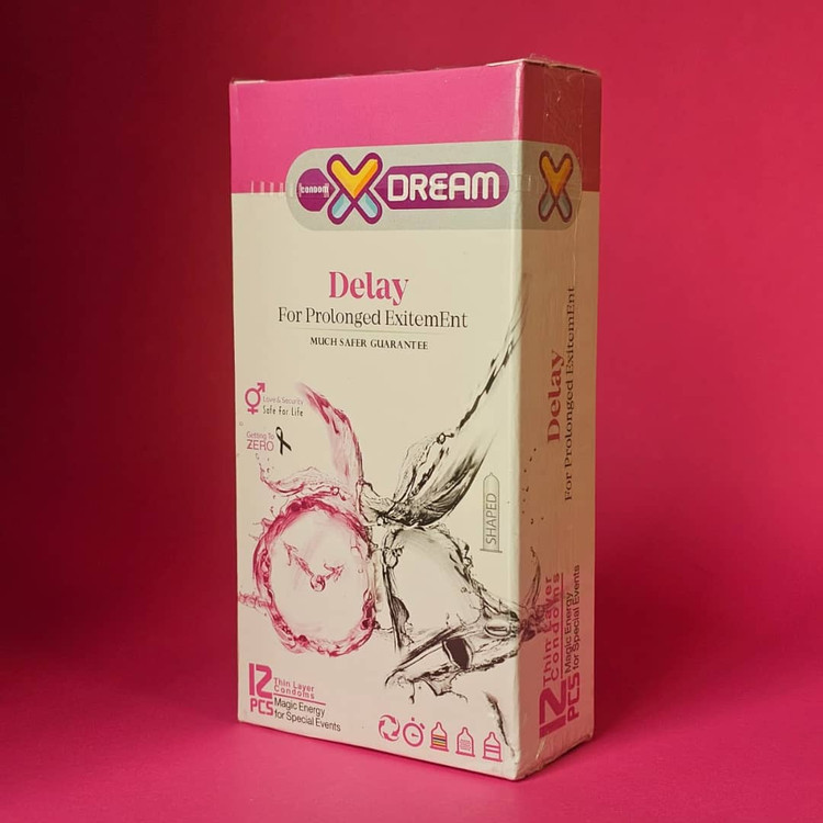 کاندوم ایکس دریم X Dream Delay - نمای جعبه محصول