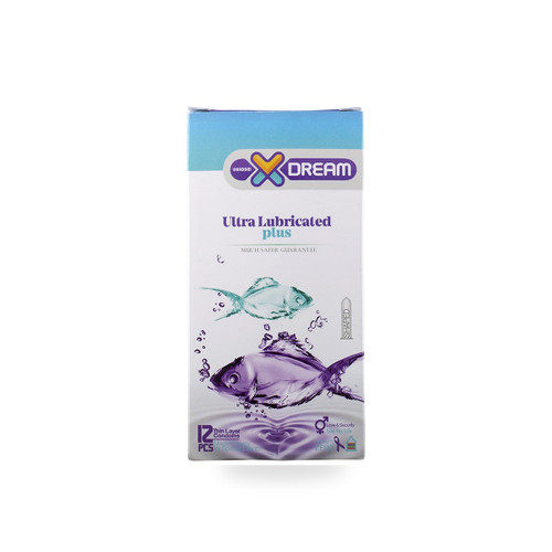 کاندوم ایکس دریم X Dream Ultra Lubricated بسیار روان ۱۲ عددی - تصویر اصلی استودیویی بدون واترمارک