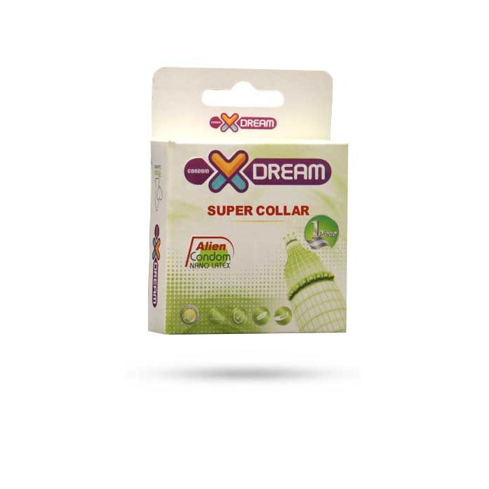 کاندوم تک عددی ایکس دریم X Dream Super Collar مدل اره ماهی - تصویر اصلی