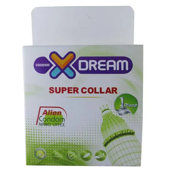 کاندوم X Dream Super Collar تک عددی - نمای بستهبندی