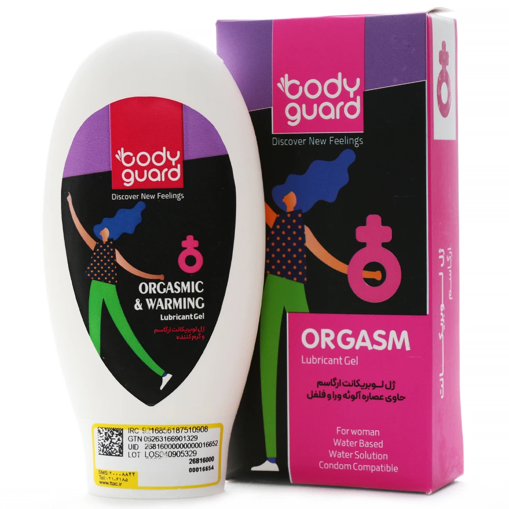 ژل لوبریکانت بادیگارد Bodyguard Orgasm گرم کننده ۵۰ میلی لیتر - تصویر اصلی