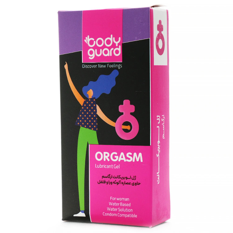 ژل Bodyguard Orgasm 50ml بطری - نمای محصول