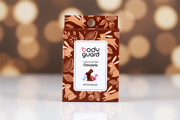 ژل لوبریکانت بادیگارد Bodyguard مدل Chocolate شکلاتی ۳ عددی ساشه ای | کد 2878